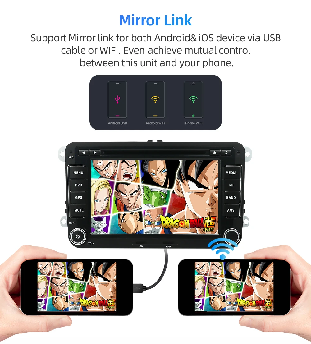 PX6 Android 9,0 для Volkswagen GOLF 4 5 6 POLO PASSAT TIGUAN Caddy Turan 2 Din автомобильный DVD Радио стерео Wifi SWC BT Canbus 4G-64G
