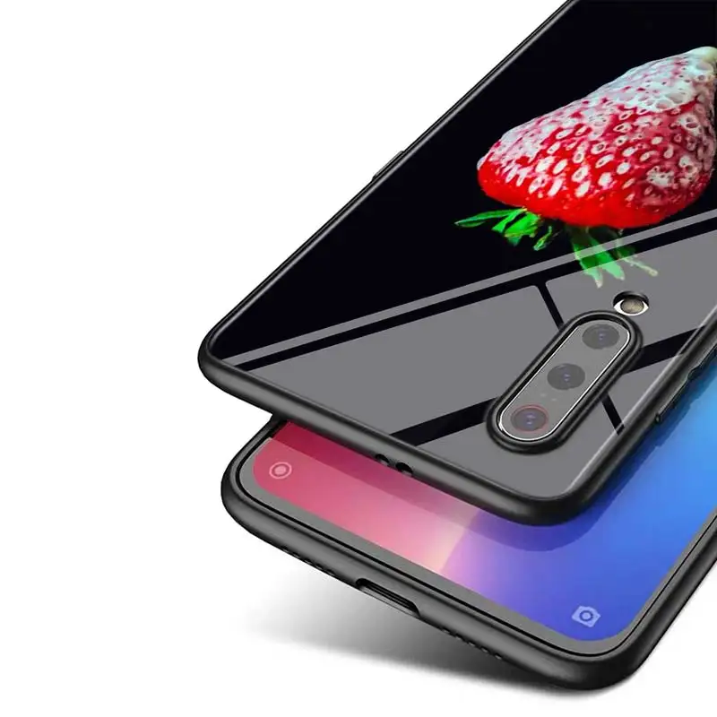 

Strawberry Sweet Fruit For Xiaomi Mi Note 10 Ultra 5G 9 SE 8 A3 A2 A1 6X Poco M2 Pro Play F1 Lite 5G Bright Black Phone Case