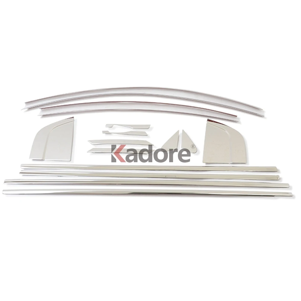 Для Kia Rio 4 X-line Sedan из нержавеющей стали, оконный молдинг, накладка, отделка, стильный стикер для автомобиля, внешние аксессуары