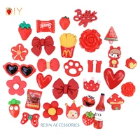 30pcs mixed style hot sell handmade resin miniatures toys home diy crafts materials phone shell patch arts kids hair accessories