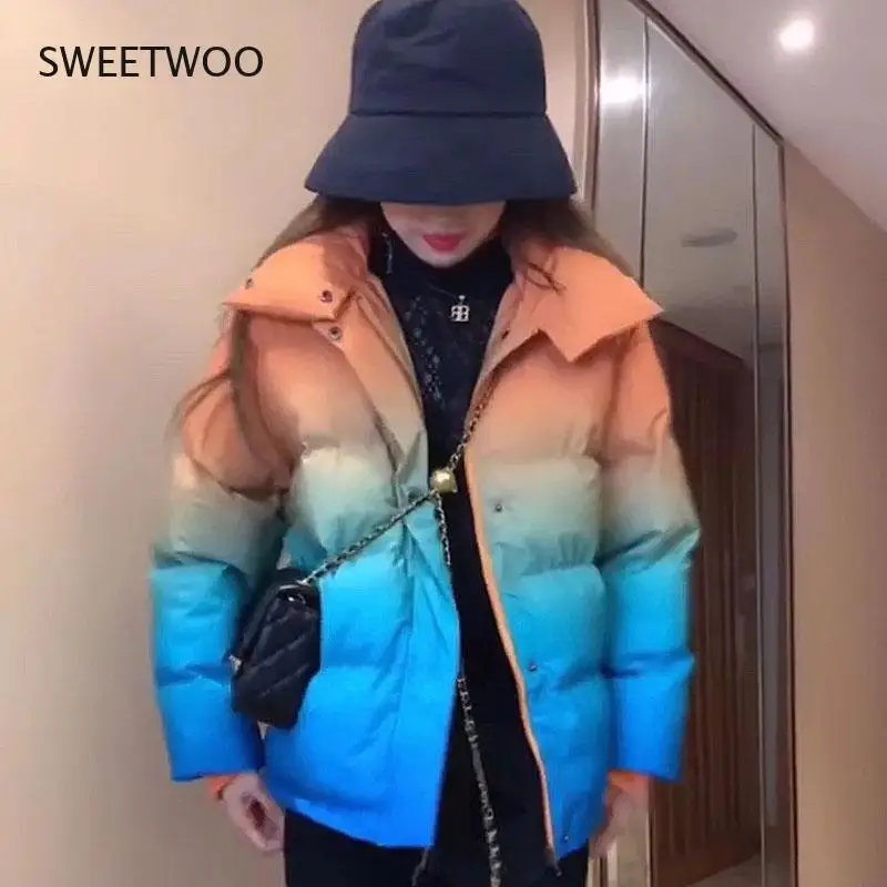 Design Sense Of Fashion Clothes Women Korean Version  The New Wild Loose Thin Cotton Coat Women Winter Casual Temperament Jacket