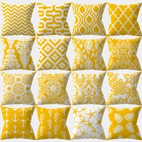 geometry cushion cover 45x45 nordic pillowcase yellow mandala decorative sofa cushions throw pillow home decor pillowcover