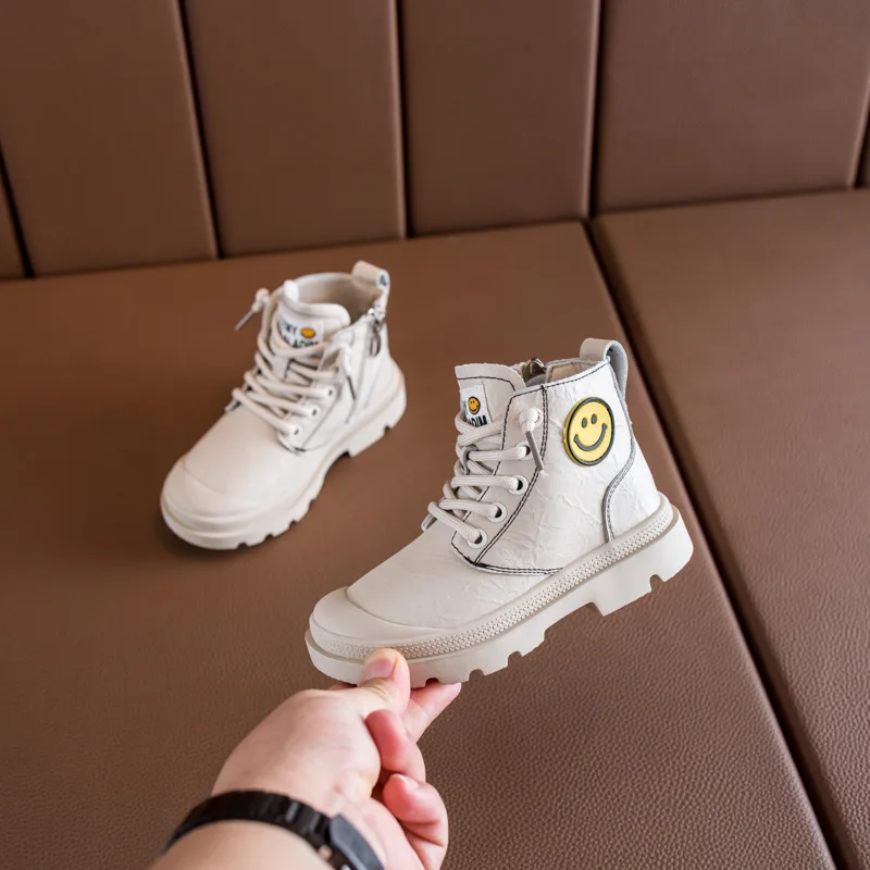 Удобные детские ботинки martin Сезон осень зима Стильная обувь для мальчиков и девочек От 7 до 16 лет Детские