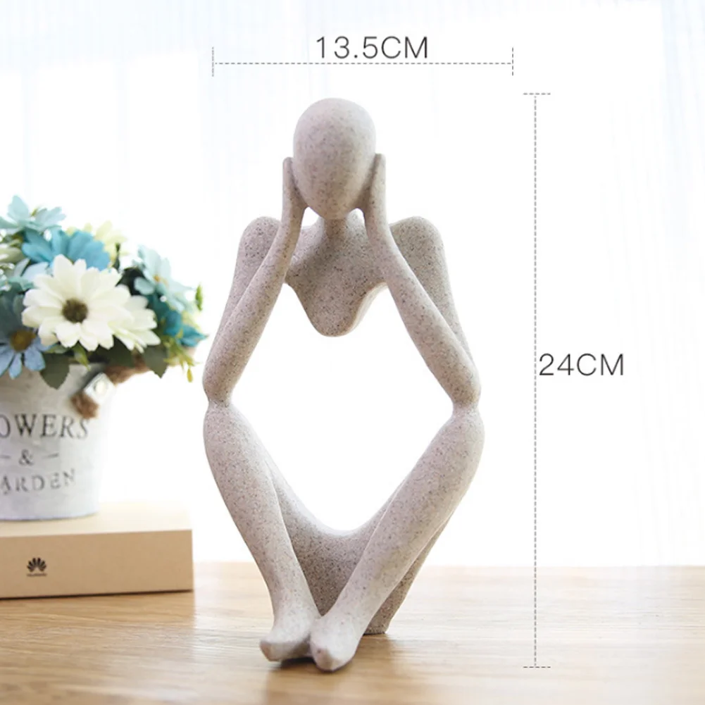 Популярная статуя из песчаника ремесла смолы украшение для дома аксессуары