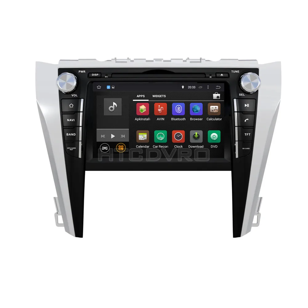 YMODVHT 8 дюймов 4G Восьмиядерный Android 9 0 7 1 автомобильный dvd плеер для Toyota Camry 2015 GPS авто