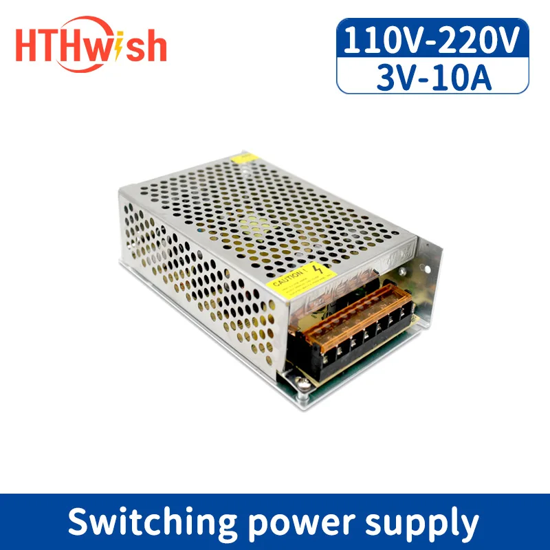 

HTHwish 3V 10A Switching Power Supply 220V To 3 Volt Power Supply 30W Transformer AC TO DC Led Driver for Led Strip CCTV