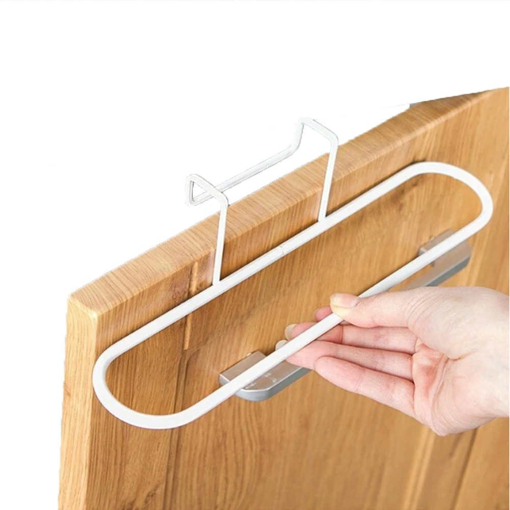 Кухня тряпка вешалка Бесплатная перфорированная дверь задняя Ванная комната