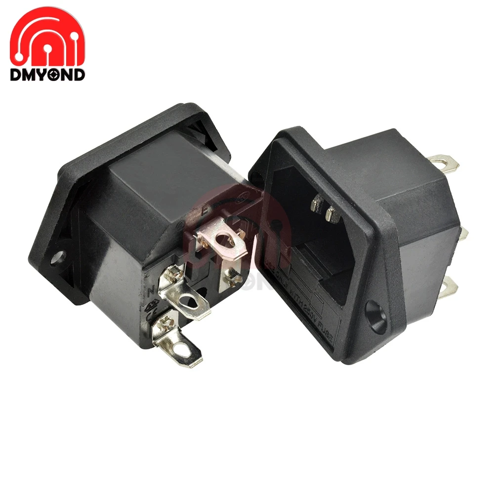 5 шт. металлическая розетка 10 А 250 В переменного тока|Электрические розетки| |
