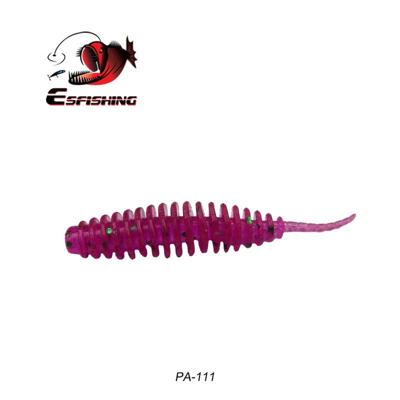 PA111 ESFishing червячная Приманка Мягкая приманка танта 38 мм 90 мм 12 шт. 8 шт. рыболовные приманки, рыбалка Карп Рыбалка бас приманка Isca искусственное ПВА - Цвет: PA111