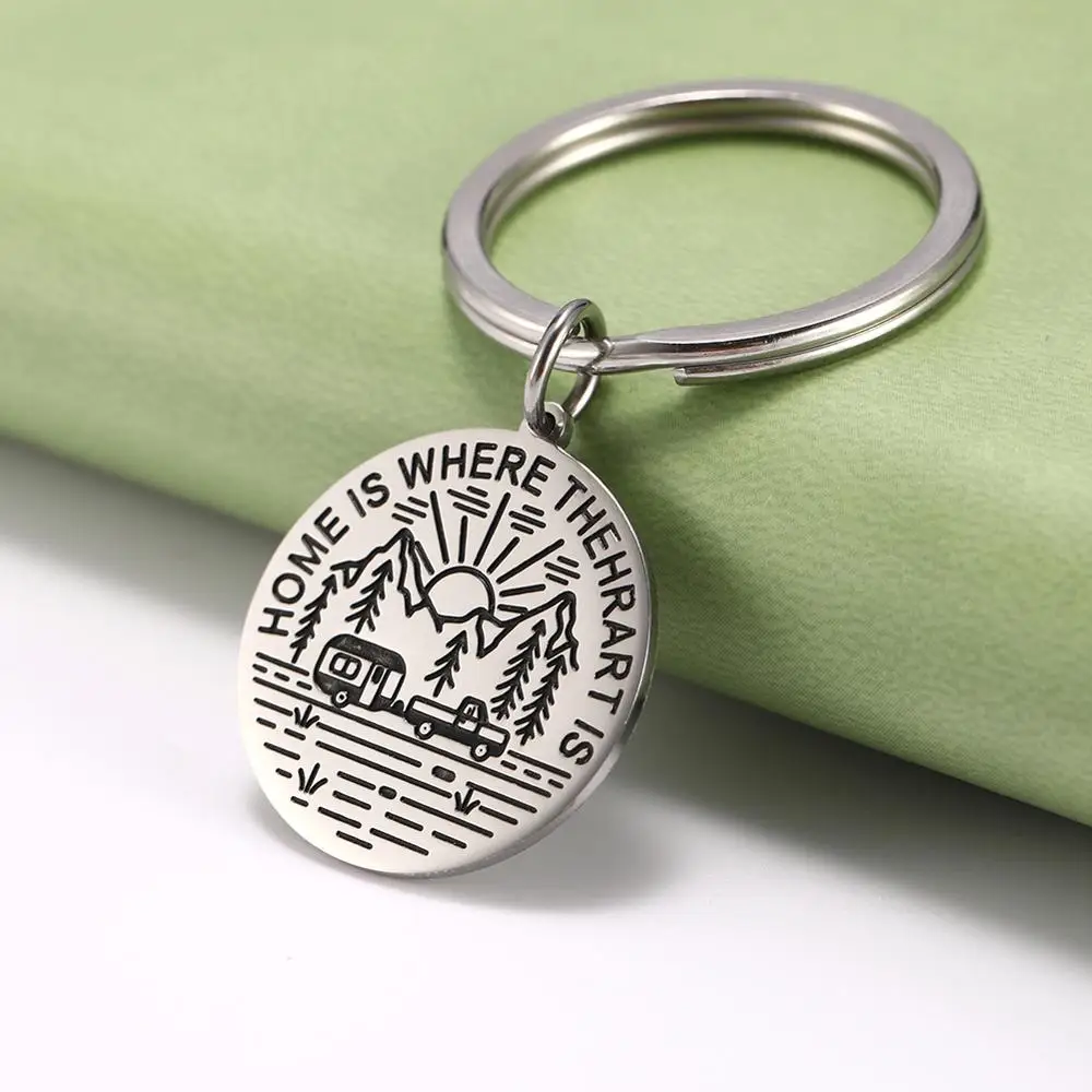 My Shape брелок из нержавеющей стали для кемпинга на открытом воздухе ландшафта