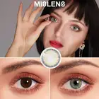 Mislens 1 пара (2 шт.) цветные контактные линзы для глаз серии Mulan цветные линзы ed 1 год использования цветные линзы для глаз Макияж Мода