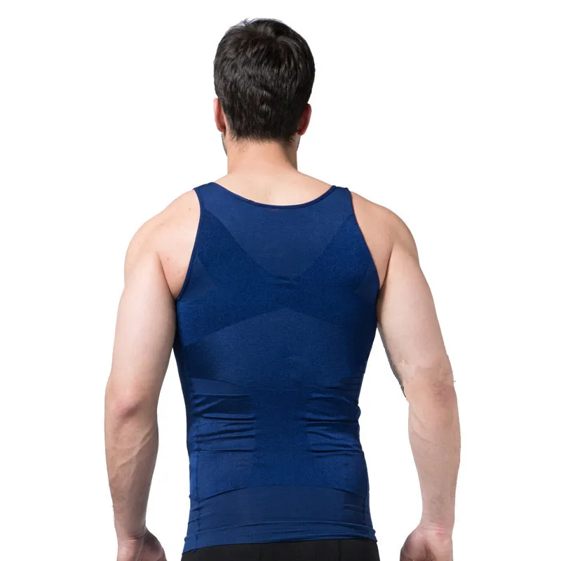 Компрессионный жилет для мужчин утягивающее белье талии и живота облегающее