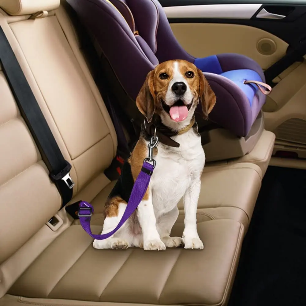 

Adjustable Dog Cat Car Safety Belt Pet Vehicle Seat Belt Leash For Dogs Travel Traction Collar Harness Dog Lead Clip pet product