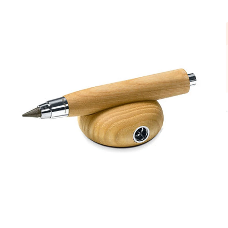 New Handmade Ash Wood Pencil 55MM Automatic Wood Pen Sketching Pen