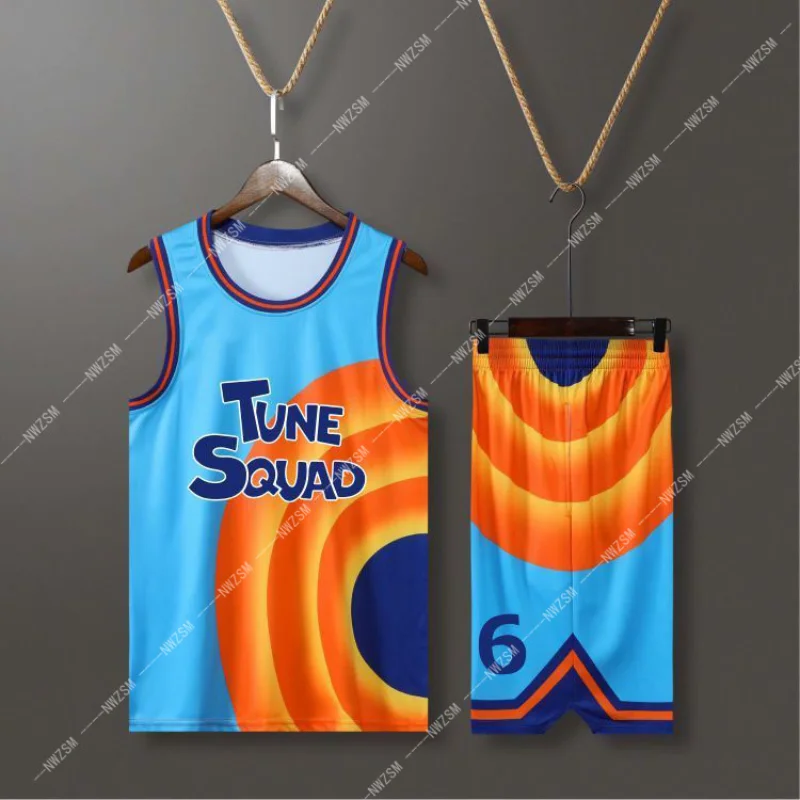 

Costume Space Jam James Jerseys Murray TWEETY Bugs TAZ Movie Tune Squad Bunny Basketball Jersey Sports Air Slam Dunk Shirt