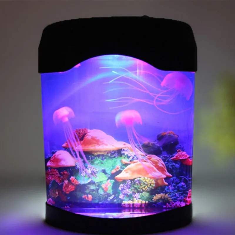 

Jellyfish Aquarium Aquarium Multicolor LED Night Lights Home Decoration Children's Holiday Gifts Night Lights USB Battery Power