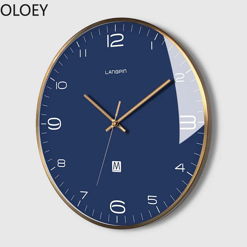 

Metal Large Wall Clock Modern Design Living Room Bedroom Home Decor Office Silent Clocks Farmhouse Decor Wall Clocks Wall Watch