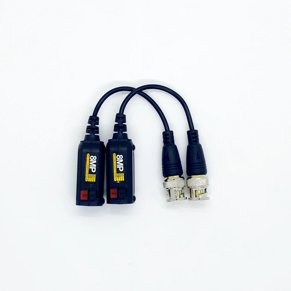 

20 Pairs Passive Video Connector HD CVBS AHD CVI TVI UTP 4K 8MP Video Balun Coaxial Twisted Pair Transmitter UTP Video Connector