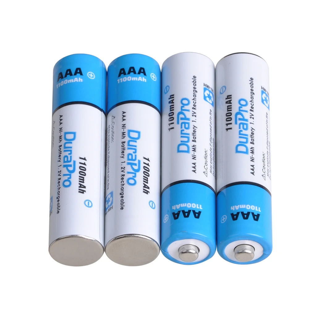 DuraPro 2800MAH AA or 1100mAH AAA Ni-MH Rechargeable Batteries for Camera Calculator MP3 Player ect | Электроника