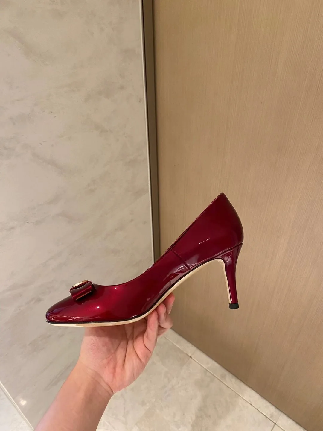 

Women's Shoes Genuine Leather Ladies Sandals Luxury Designers Casual Shoes Mixed Colors 6.5cm Heels Round Toe Shoes For Women