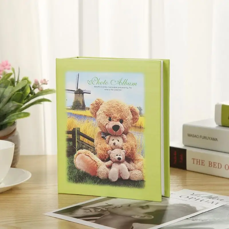 1 шт. 100 листов мультфильм альбом с фотографиями рамка фото Свадьба Дети записная