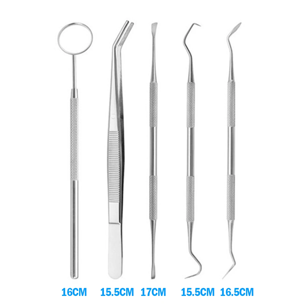 Стоматологическое зеркало Нержавеющая сталь стоматолог подготовлены набор