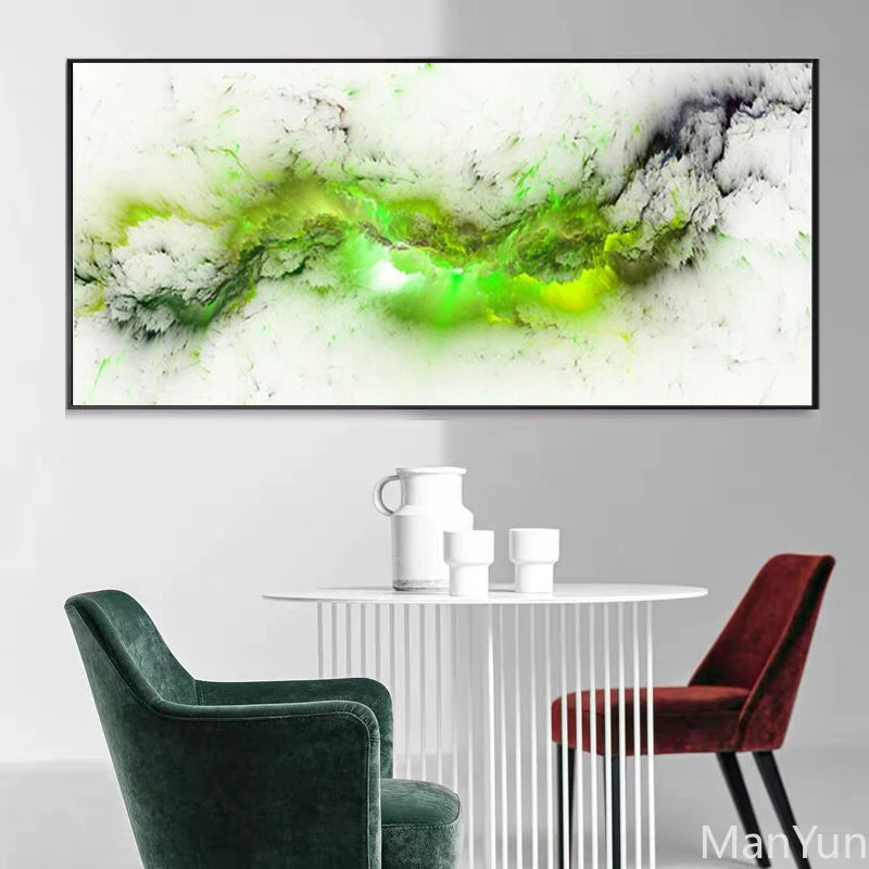 Абстрактная белая облако излучающие яркий светильник плакаты и принты на холсте