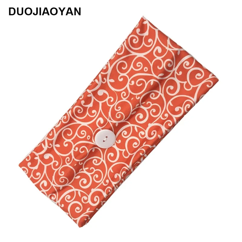 Женская повязка на голову с пуговицами для маски волос Спортивная Повязка