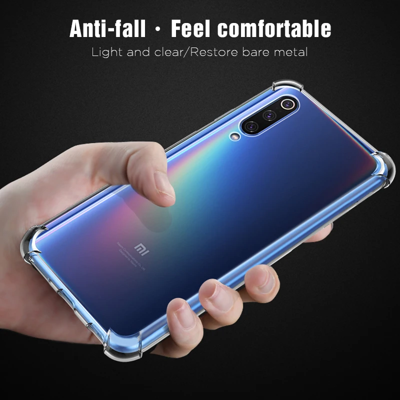 Для Xiaomi Mi 9T CC9 9se 9 pro cc9e Note 10 Pro Защитная прозрачная задняя крышка чехол для телефона