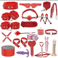 harness couples sex games whip gag nipple clamps sex toys for exotic sexy leather bdsm kits plush sex bondage set handcuffs
