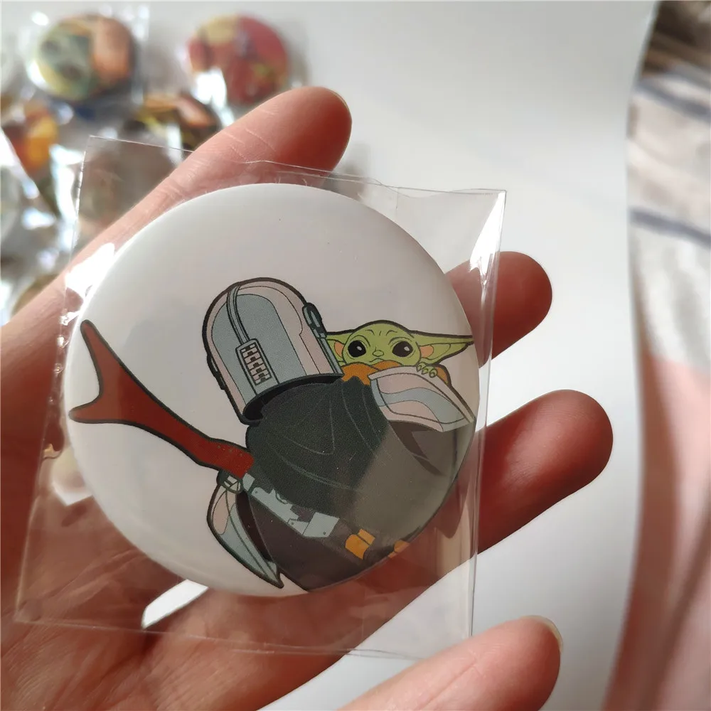 Брошь йода из фильма Звездные войны Детская милый эмалированный рюкзак с