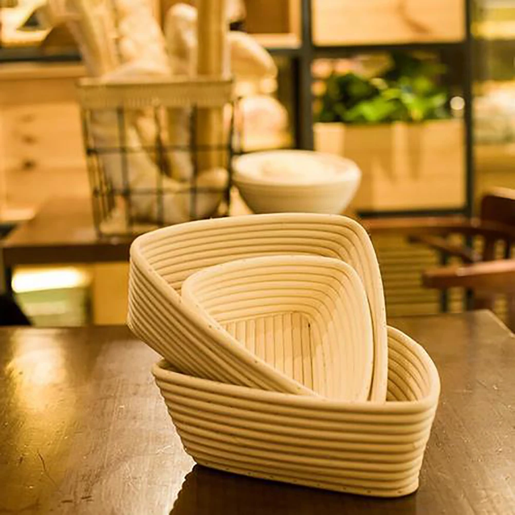 Корзина для доказательства хлеба из натурального ротанга для брожения теста, французских багетных корзин.