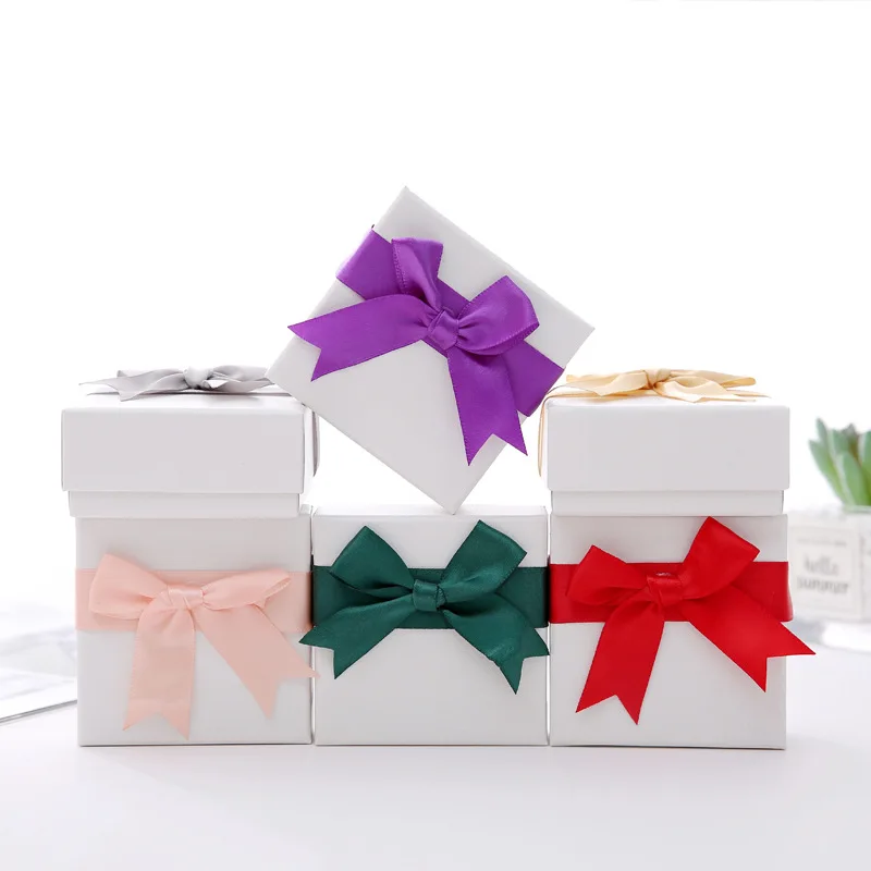 

1PC Fashion Jewelry Box Bracelet Ring Necklace Gift Box Packaging Box Jewelry Accessories Women Necklace Box