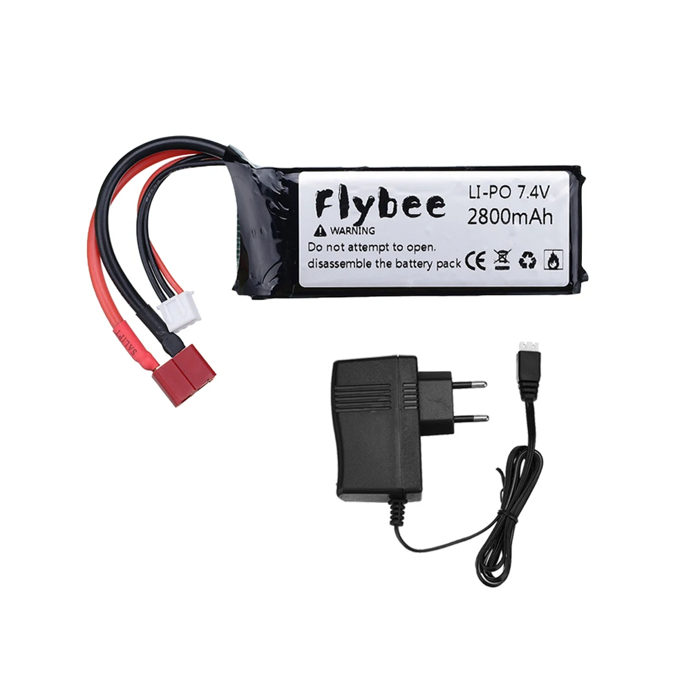 7 4 В обновлен Батарея для Feilun FT009 RC лодка запасные Запчасти v 2800 мА ч Wltoys 144001