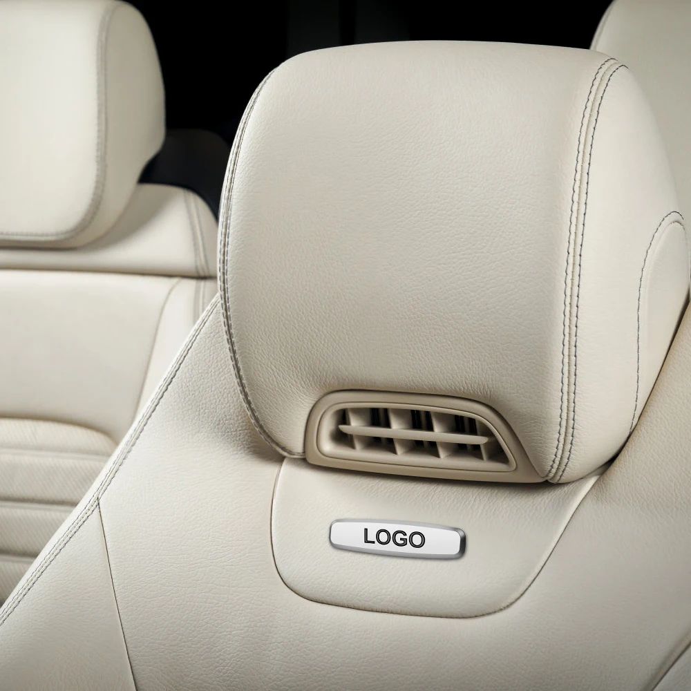 

2pcs Car Chair Decals Accessories Interior Seat Sticker For AMG Mercedes Benz CLS CLS GLA GLC GLB GLE W212 W213 W205 W221 W461