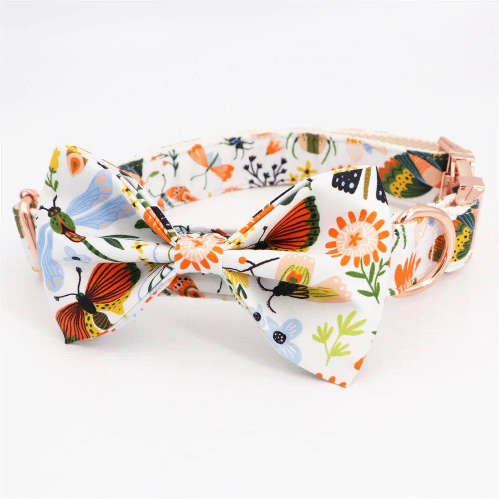 Галстук бабочка воротник и поводок с металлической пряжкой Бесплатная