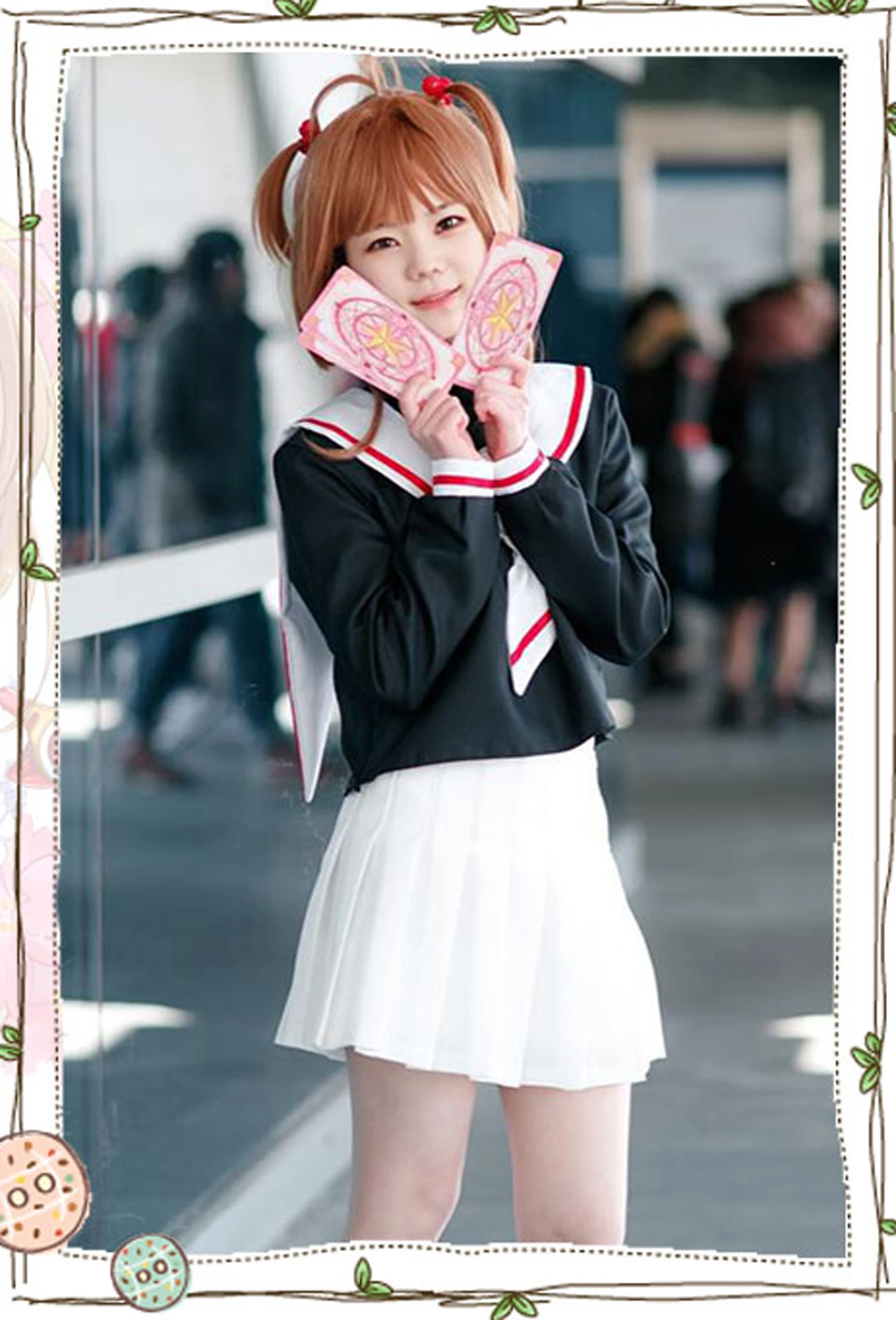 Парик для косплея LIVA GIRL парик Сакура КИНОМОТО карточки аниме костюм косплей