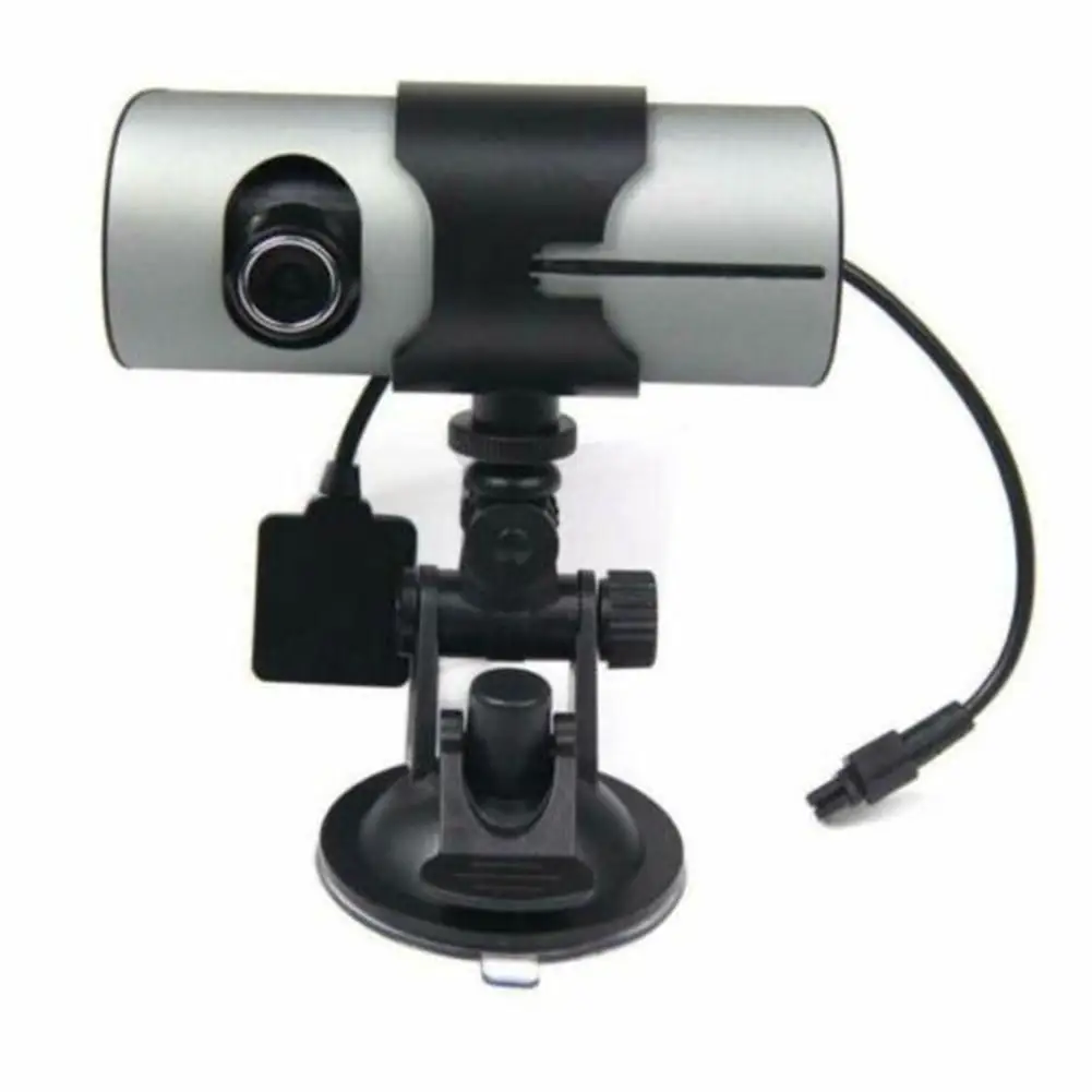 

CCTV Front & Rear Dual Camera HD Video Journey Recorder Cam GPS 2.7" In Car