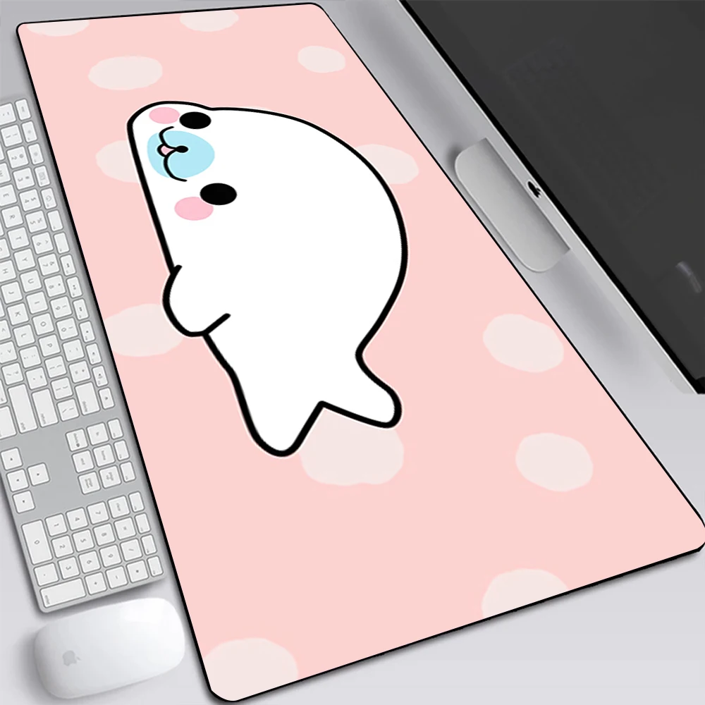 Большой игровой коврик для мыши Cute Mamegoma компьютерный ноутбука клавиатуры