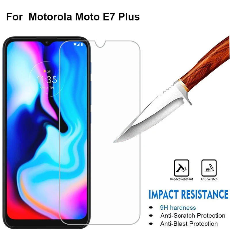 2pcs tempered glass sfor motorola moto e7 plus ultra thin glass screen protector for cristal templado moto e 7 e7plus pelicula free global shipping
