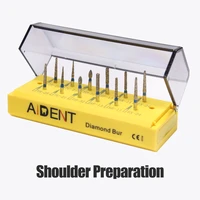 dental diamond burs drill for high speed handpiece fg series burs polishing teeth materials shoulder preparation kit ai fgs02