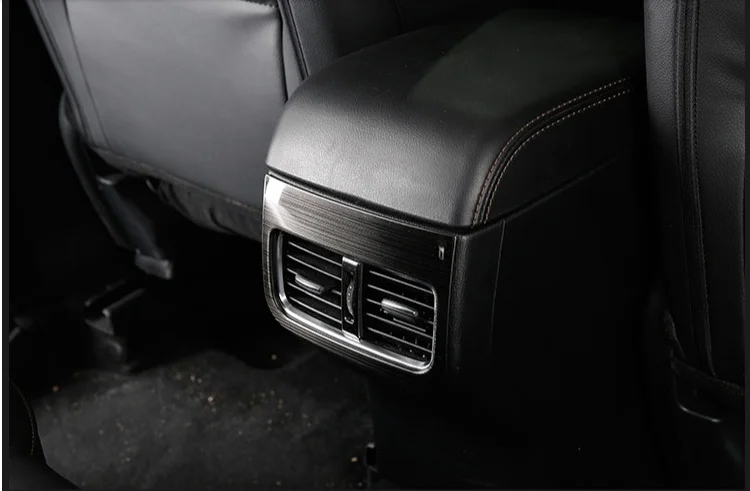 For Mazda CX-5 CX5 2017 2018 2019 KF Car Rear Console Center Air Conditioner Vent Outlet Frame Cover Trim Stickers Styling | Автомобили и