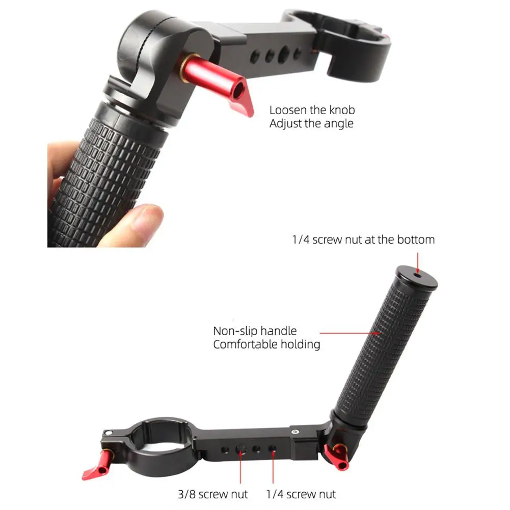 Handle Stabilizer for RONIN S / CRANE 2 Lifting Pot Handheld Extension Kits Outdoor Adjustable Angle Folding r60 | Электроника