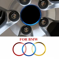 4x car styling ring wheel hub decoration circle for bmw new 1 3 5 gt7 series x1 x3 x4 x5 x6 car wheel cover accessories