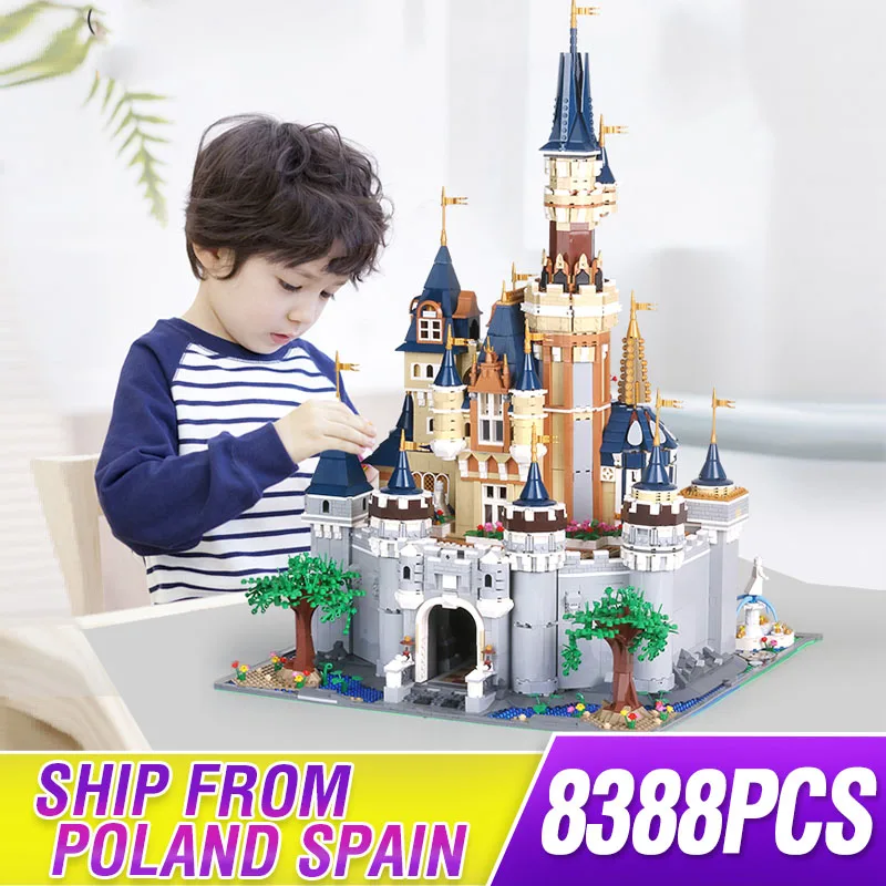Пресс форма для King 8388 шт Строительные блоки детей принцесса замок Город Модель