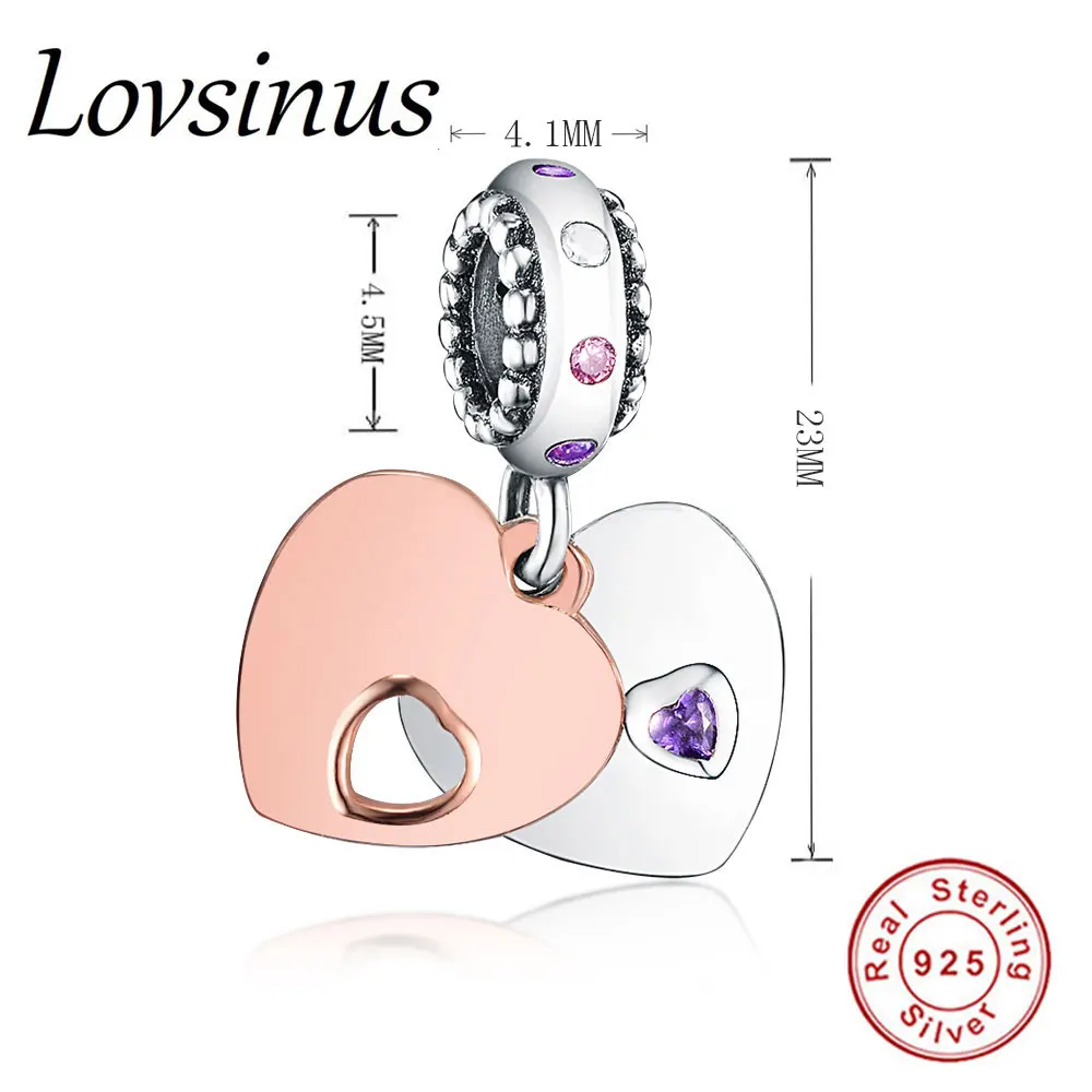 Женское ожерелье из серебра 925 пробы с подвеской в виде сердца | Украшения и