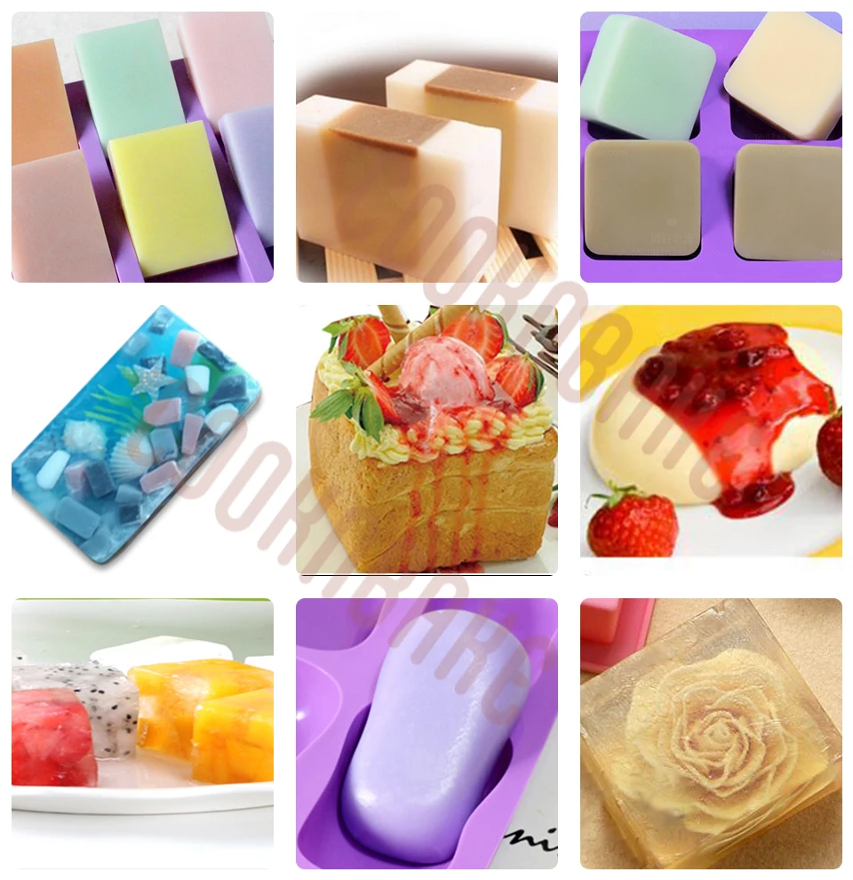 COOKNBAKE 500 мл силиконовая форма для мыла квадратный хлеб торт оборудование выпечки