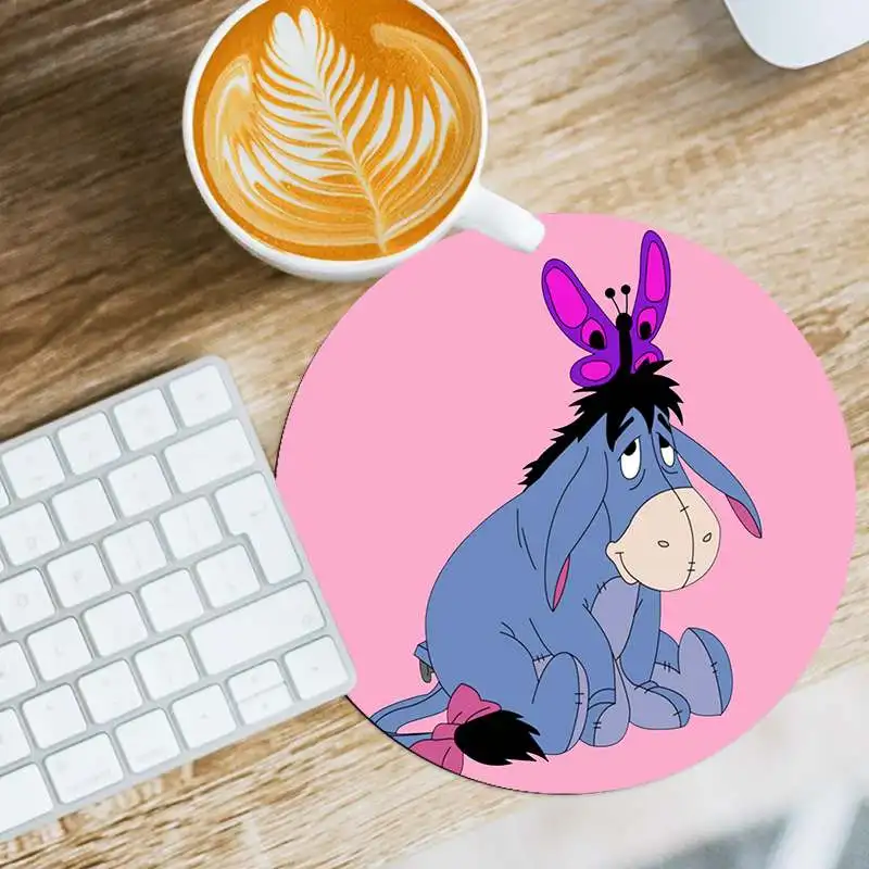 

In Stocked Disney Kawaii Eeyore cartoon Soft Rubber Gaming Mouse Pad Computer Anti-Slip Laptop PC Mice Pad Mat gaming Mousepad