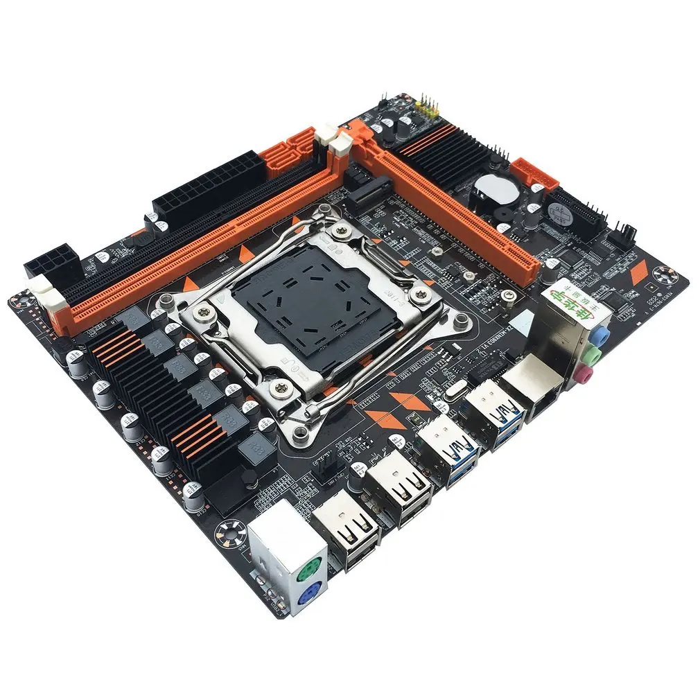 X99 DDR3 слот для материнской платы LGA2011 3 USB3.0 NVME M.2 SSD поддержка памяти и процессора Xeon