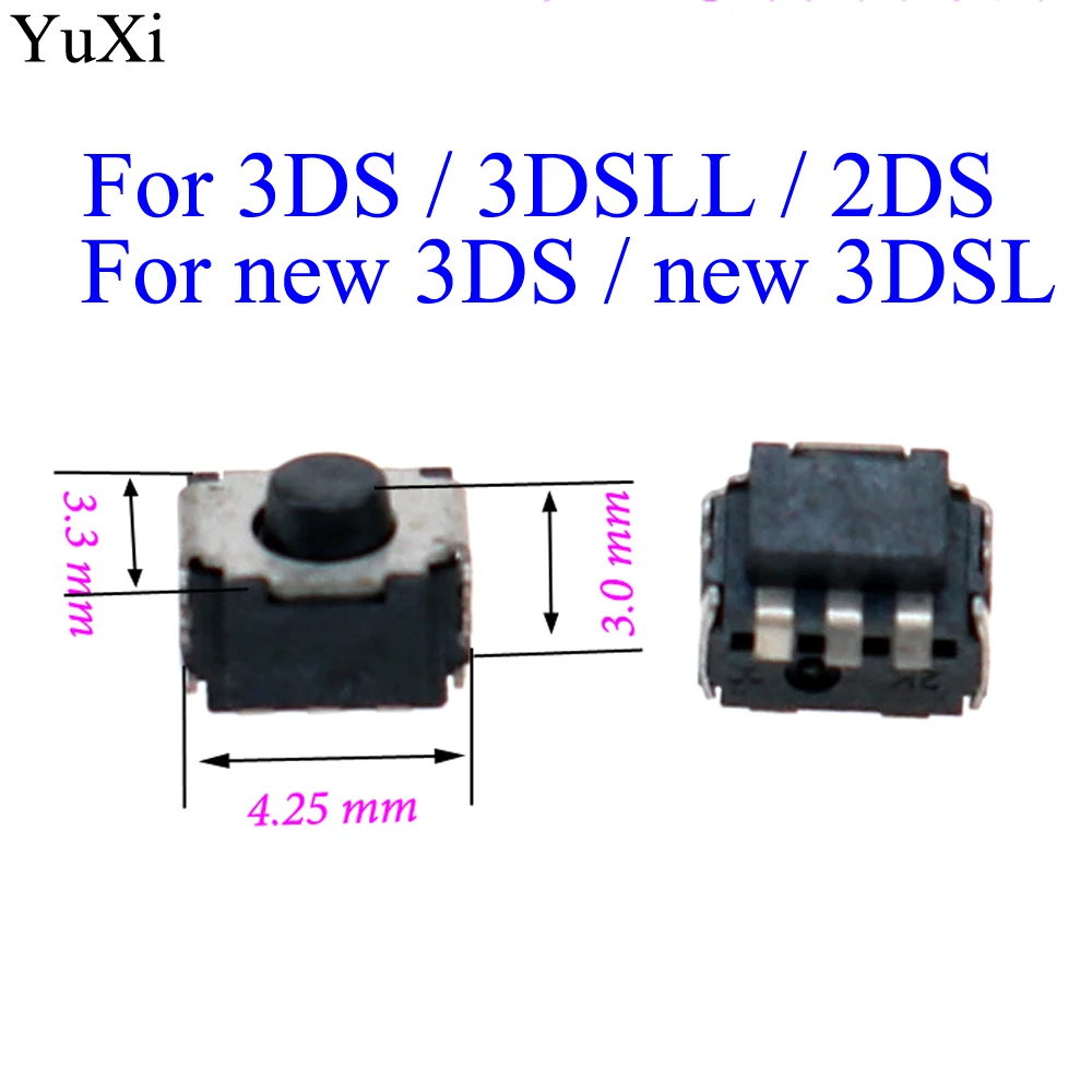 

YuXi 20Pcs Micro Switch L R Button for Nintend Switch LR Button Press Microswitch for Switch NS Joy-con Joystick